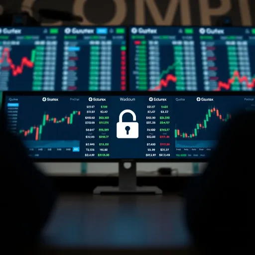Visual representation of asset options, pricing, and security measures offered by Olymp Trade and Quotex