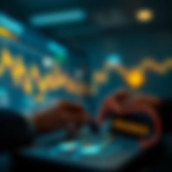 Secure digital transaction visualization representing blockchain technology in NFT trading