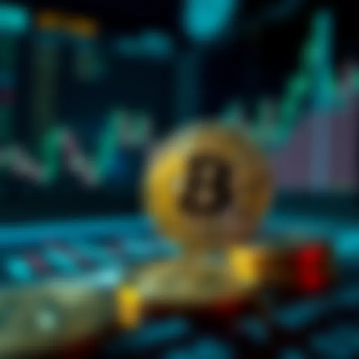 Conceptual visualization of Bitcoin investment analysis highlighting risks and opportunities within the Indian financial market