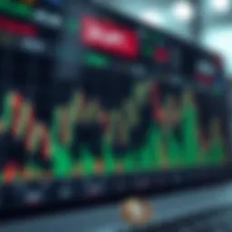Graph showing the price trend of BitTorrent Token with various market indicators