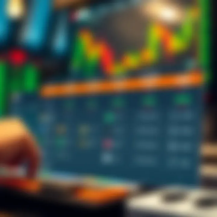 Comparison chart highlighting key features of top demo trading apps available in India