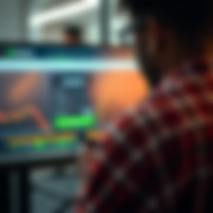 User registering an account on IQ Option platform with secure login features visible