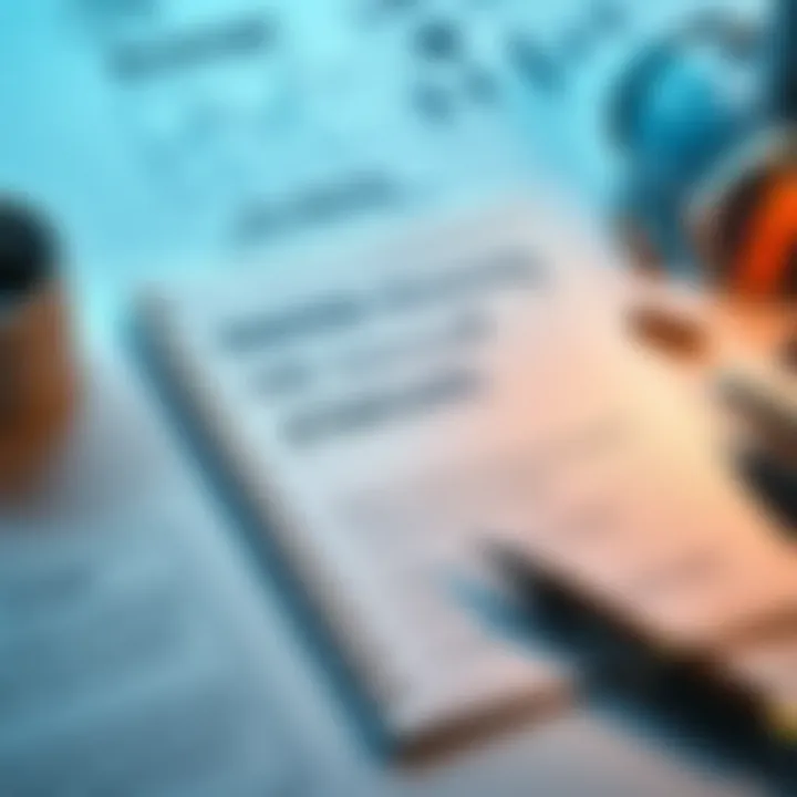 Creative layout of notes and strategies emphasizing effective planning and overcoming challenges