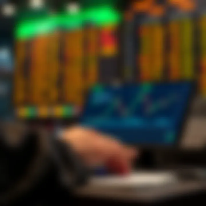 Illustration of risk-free practice in stock market trading through a simulated mobile app environment