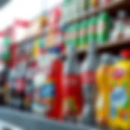 Colorful display of regional beverage brands popular in India, highlighting the competitive landscape in one of Coca-Cola’s important markets