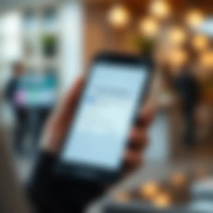 Illustration showing verification of digital payment confirmation on a smartphone