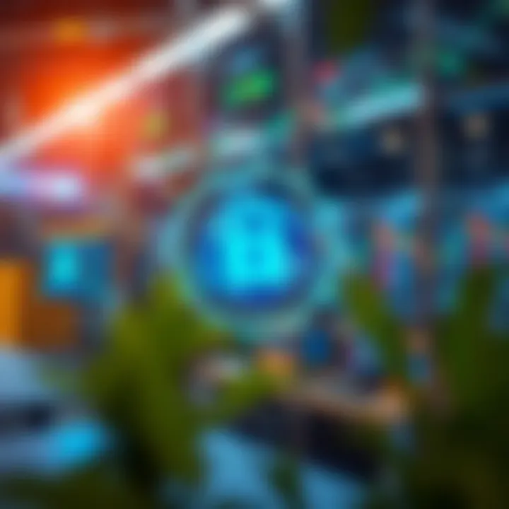 Secure digital environment symbolizing data protection and regulatory compliance in trading applications