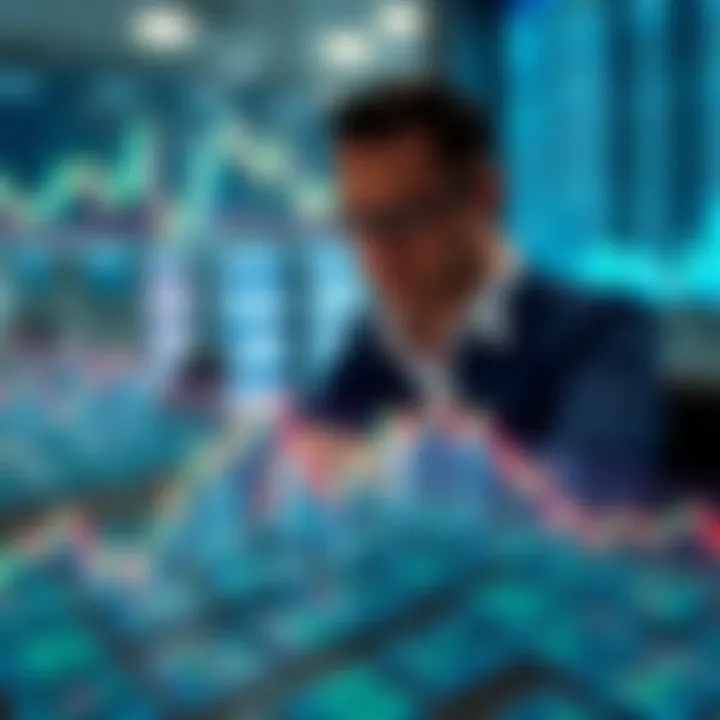 Visualization of data quality and analytics shaping investment decisions in financial markets