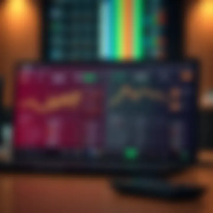 Visual comparison of IQ Mining platform interface with other crypto trading platforms highlighting unique features