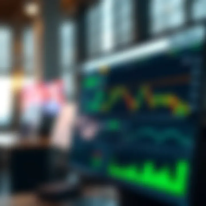 User interface of Quotex digital trading platform showing various trading options and real-time data charts