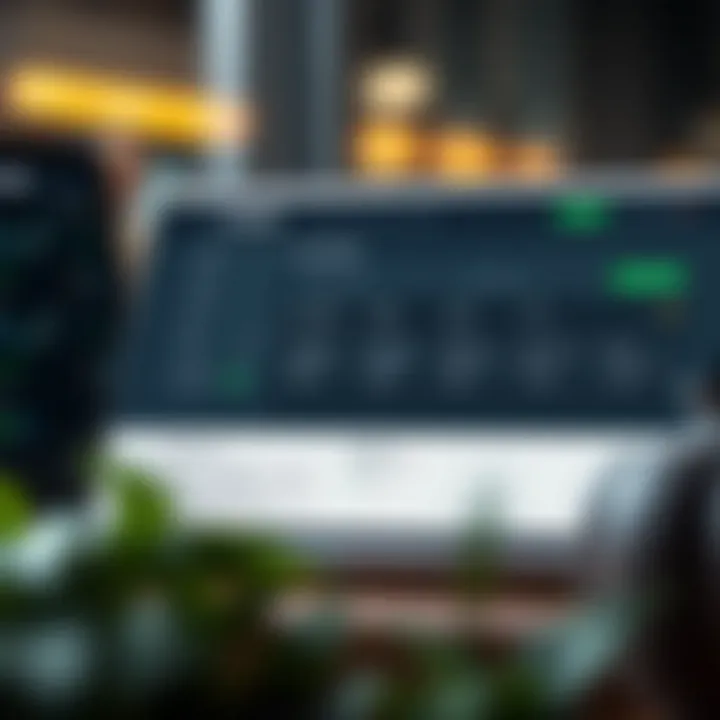 Visual representation of payment methods and account setup options on Quotex platform