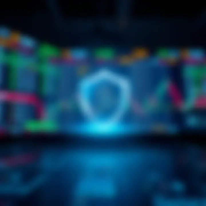 Illustration of secure trading environment emphasizing safety and encryption