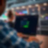 Secure login interface of RoboForex trading platform showing account access options