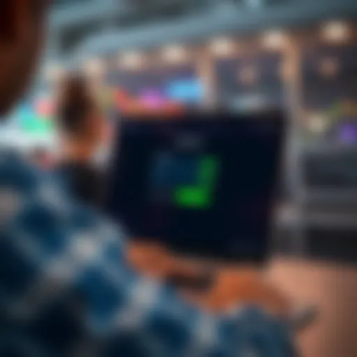 Secure login interface of RoboForex trading platform showing account access options