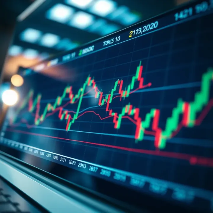 Graph illustrating key technical indicators and risk management for Indian stock market