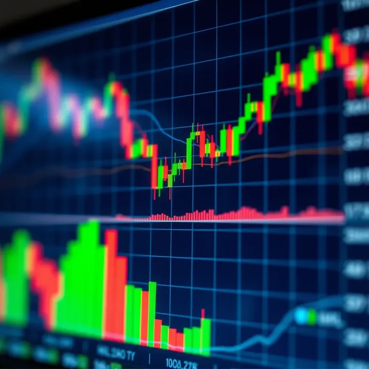 Chart depicting price action and market structure for stock trading
