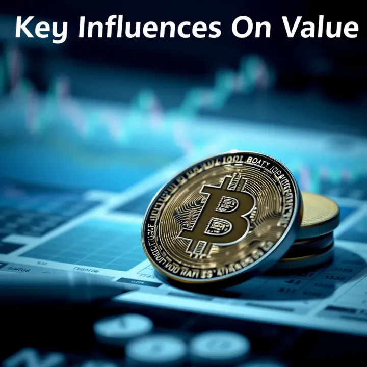 Illustration showing factors influencing BSW cryptocurrency value including market dynamics and expert analysis
