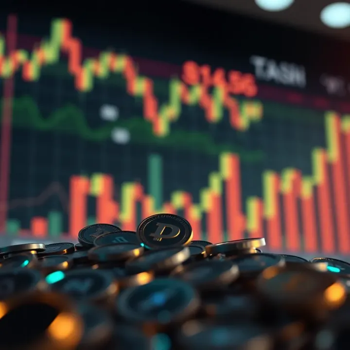 Visual representation of factors influencing Dash value including technology advancements and market dynamics