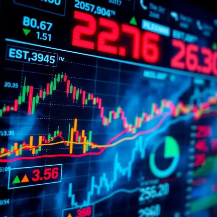 Key Drivers of Asia Composite Index Movements Illustration of factors influencing stock index movements including economic indicators and market sentiment