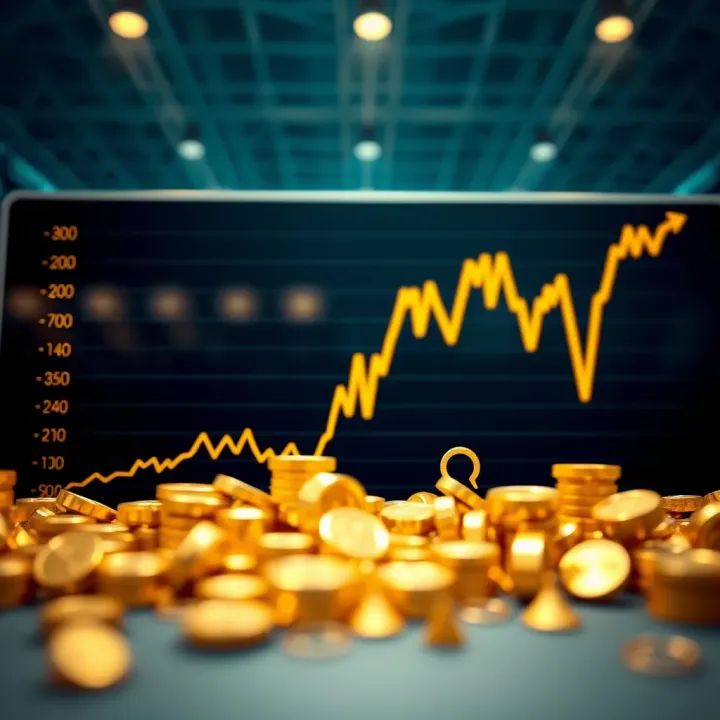 Graph depicting historical gold price trends and future projections in India