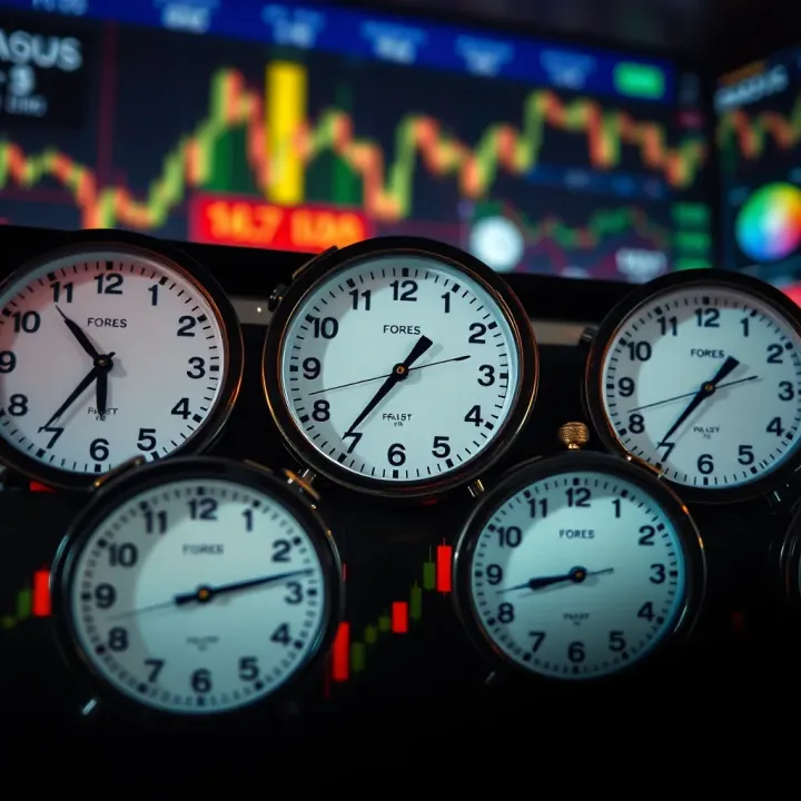Forex Trading Hours in Indian Standard Time for Strategic Planning Clock faces indicating forex trading hours aligned with Indian Standard Time