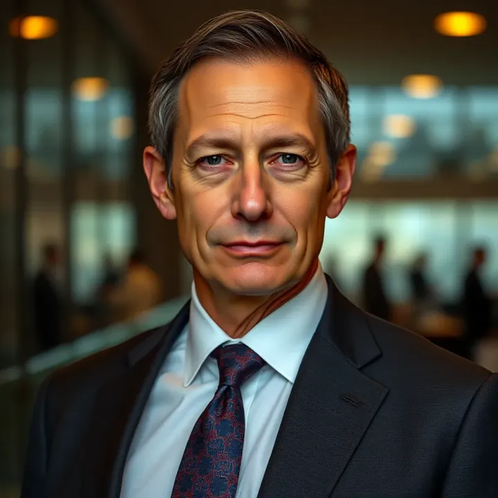 Graeme Hart: Profile of New Zealand's Leading Investor Portrait of Graeme Hart looking confident in a business suit with a corporate background