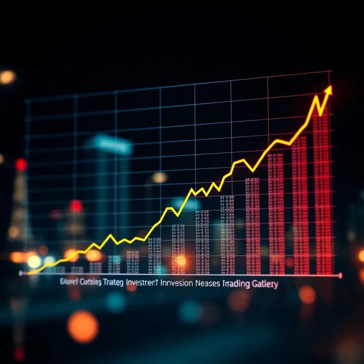 Graph illustrating the growth of a business empire through strategic acquisitions and investments