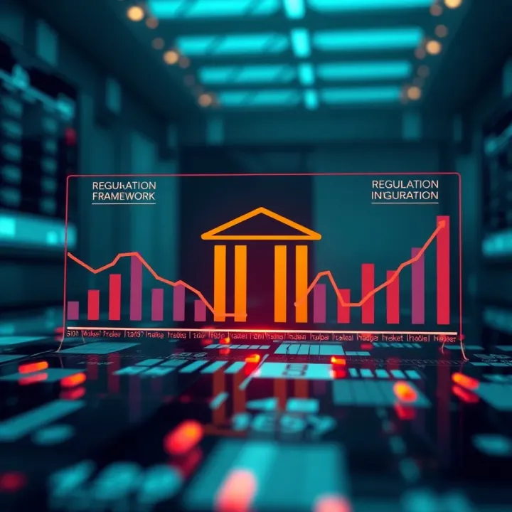 Graphical representation of regulatory framework and market impact in trading
