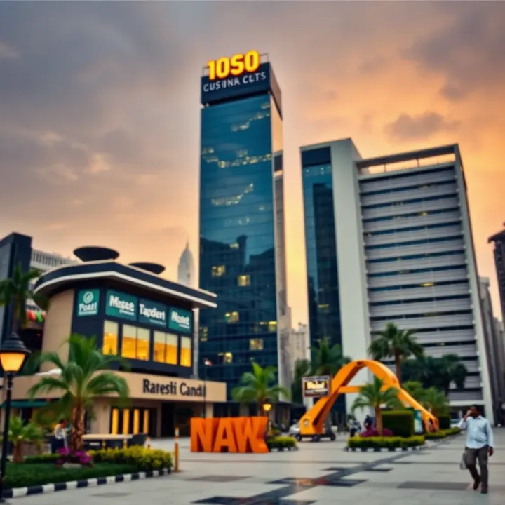 Modern Corporate Environment in Indian Business Landscape Corporate office building representing Indian business sector