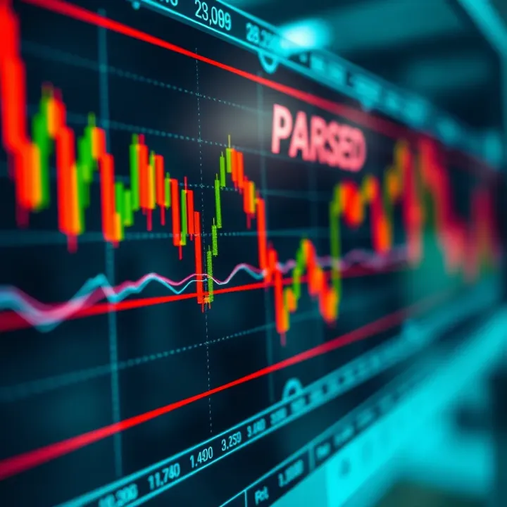 Chart displaying Bollinger Bands adjusting to market volatility with price fluctuations