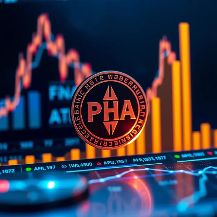 Graph depicting PHA Coin's price movement and growth trends over time