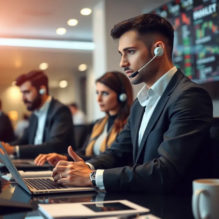 Customer service team responding to common trading platform issues via email communication