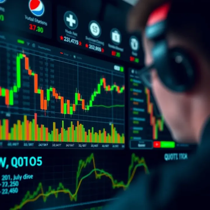 Quotex Trading Platform Interface Overview Overview of trading platform interface with charts and data