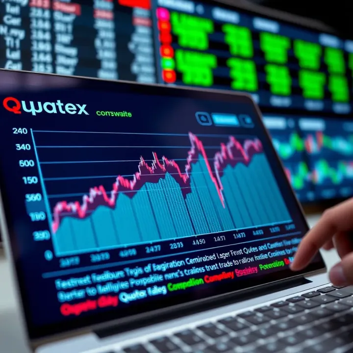 Graph showing user feedback and trust ratings for an online trading platform