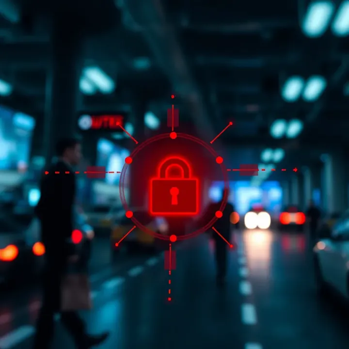 Illustration depicting security protocols and encryption measures used by Qutex.com