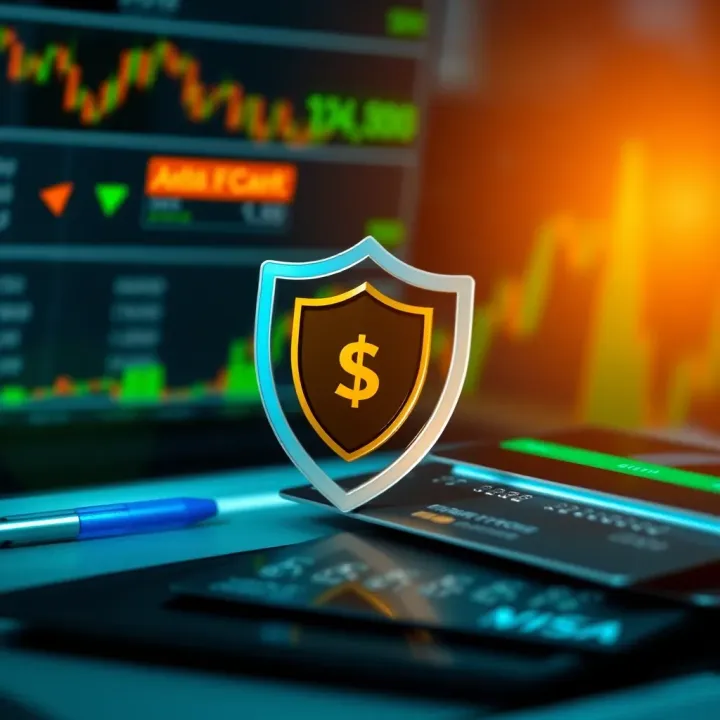 Secure online payment options including credit cards and digital wallets with protective shield symbol