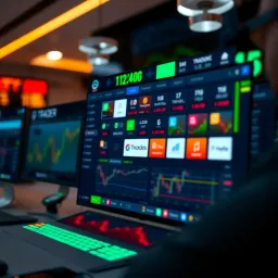 User-friendly interface of IQ Trader platform displaying various trading options